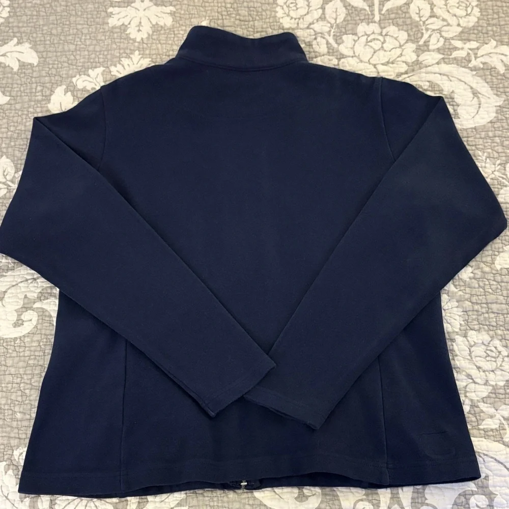 Peter Millar Women’s Zip-Up Jacket ~ Size Medium ~ Navy - Picture 4 of 7